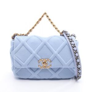 Chanel 19 DIX-NEUF Cotton Shoulder Bag